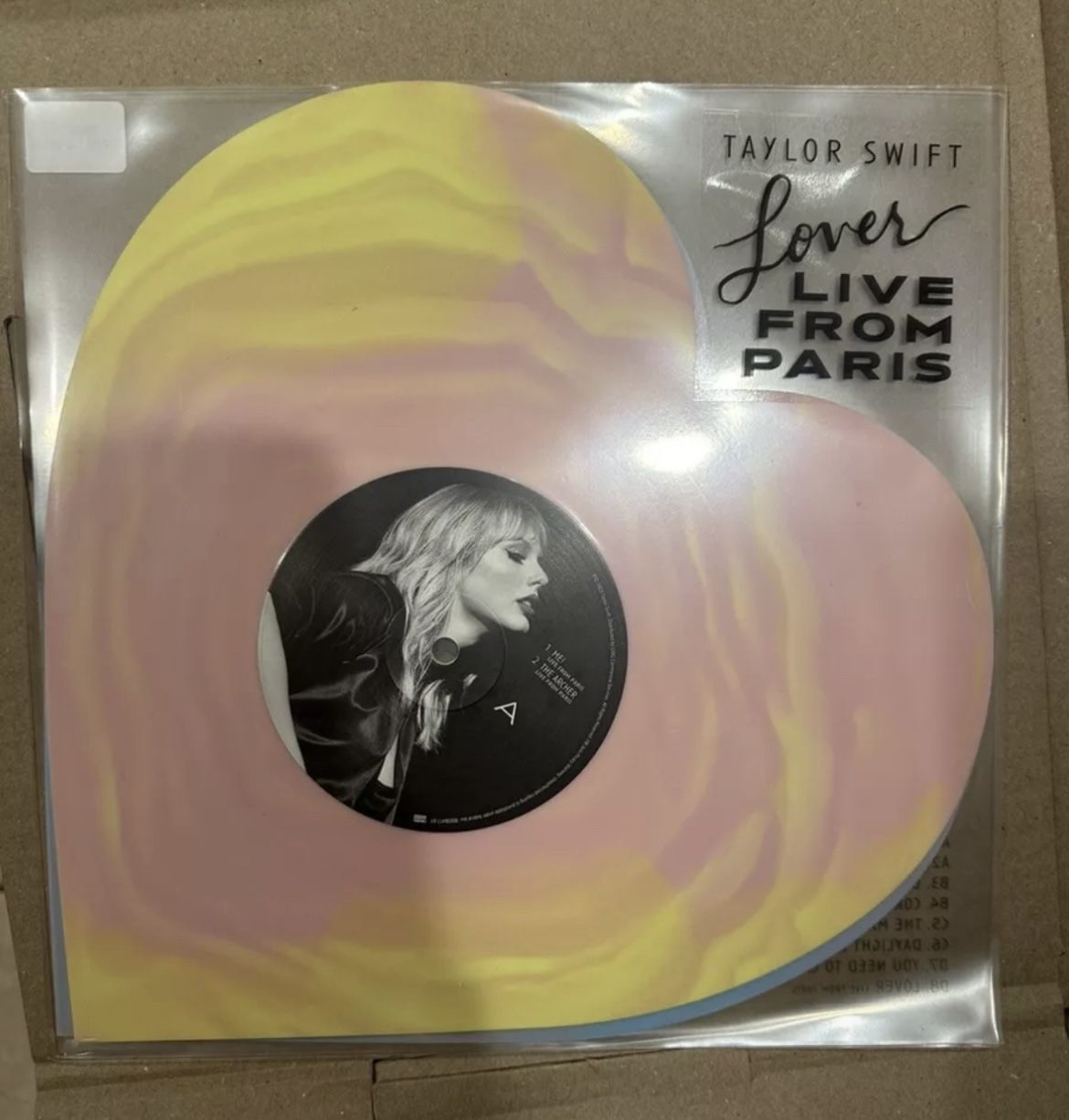 Taylor Swift Live From Paris Vinyl!