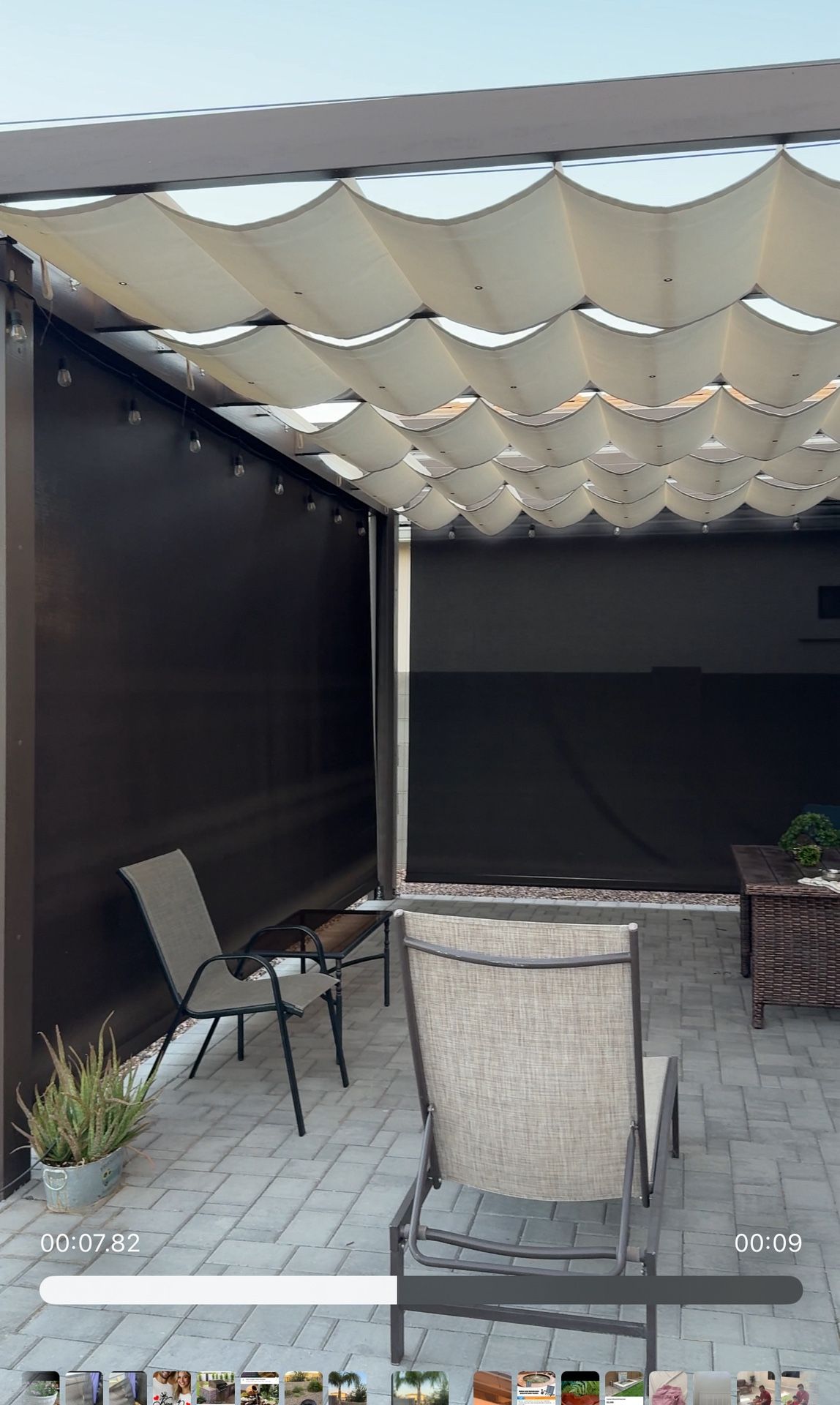 Patio Chair ,lounge Chair And 1 Glass Table
