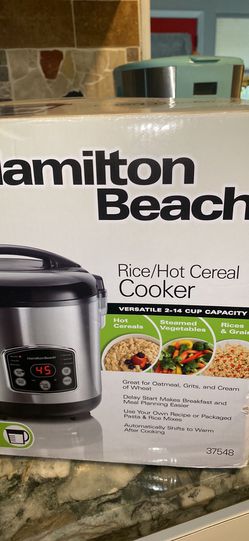 Hamilton Beach 14-Cup Rice/Grain Cooker STAINLESS STEEL 37548