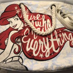 Longefly Disney The Little Mermaid Tote Bag & Wallet 