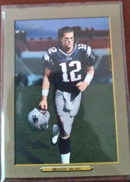 2006 Turkey Red Tom Brady Gold Card