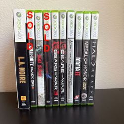 8 XBOX 360 Game Bundle All CIB