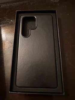 Samsung S25 Ultra Leather Shell Case - Black