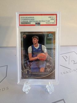 2025 Bowman Chrome - Cooper Flagg #BCV-1 Reptilian Refractor 🔥PSA 9🔥 (RC) (Z)
