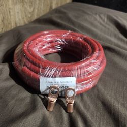 4 Gauge CCA Power Installation Wire With 2 Copper Connectors 