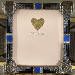 1920s–1930s French or German Art Deco Silver or Silver-plate Picture Frame