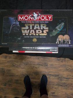VINTAGE Star Wars 1996 Limited Edition Monopoly Game