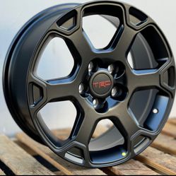 Toyota Rav 4 Camry Highlander 5x114.3 New Blk Trd Style Rims Set 