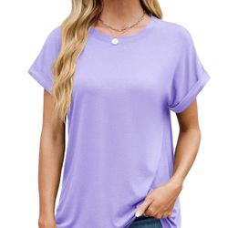 Xl size Women's Summer Tops Spring Fashion Business Casual T Shirt Sportswear Trendy Clothing 2025