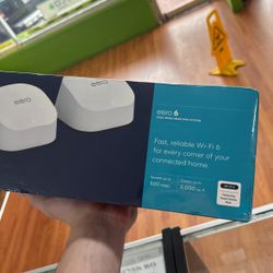 Eero 6 Dual Band Mesh WiFi System Brand New Up To 5000 SQ FT