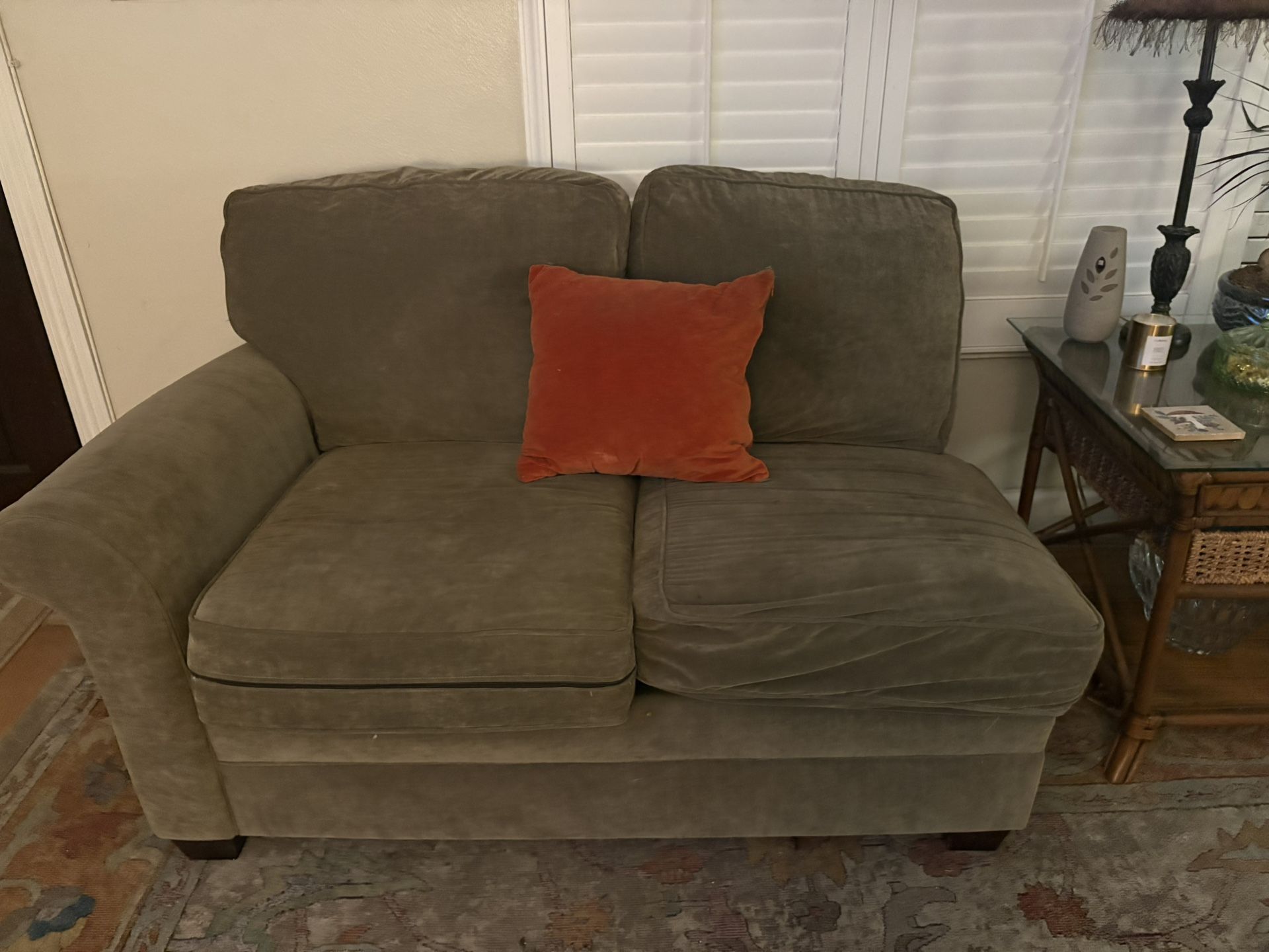 Sage Green 2 Piece Couch Set