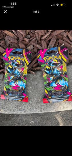 Pokémon TCG Mega Evolution Pitch Black Booster Packs x2