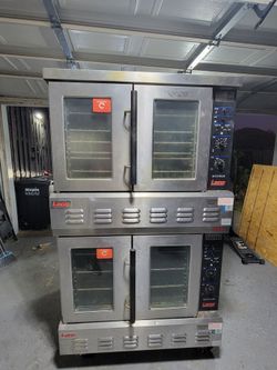 Lang Double Stack Convection Oven Used