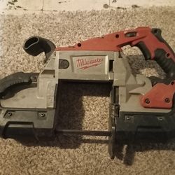 Milwaukee bandsaws, impact driver, drill