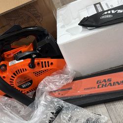 62cc 12 Inch Inch Powerful Gasoline Powered Chainsaw, 2-stroke 3.0 Horsepower Handheld Cordless Gasoline Chainsaw, 20 Inch Guide Plate, Suitable for T