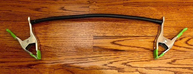 Flexible Gooseneck Clamp with Two Spring Clips