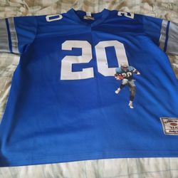 Detroit BARRY SANDERS authentic Jersey. This Is Not A Light Weight JerseyI