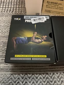 TRX Pro3 Home Gym System – Professional-Grade Suspension Trainer for Strength Training, HIIT, Cardio & Full-Body Workouts, Durable Design with Indoor 