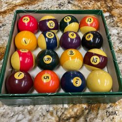 Belgium Aramith Billiard Ball Set