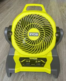 RYOBI PCL851K ONE+ 18V 7.5" Bucket Top Misting Fan Kit Open Box