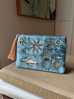 Celestial Sun & Moon Coin Purses ( 6”x4” ) firm on price