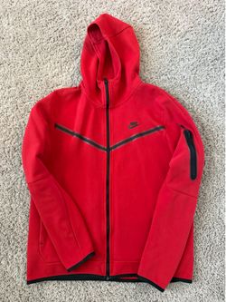 Red nike tech L