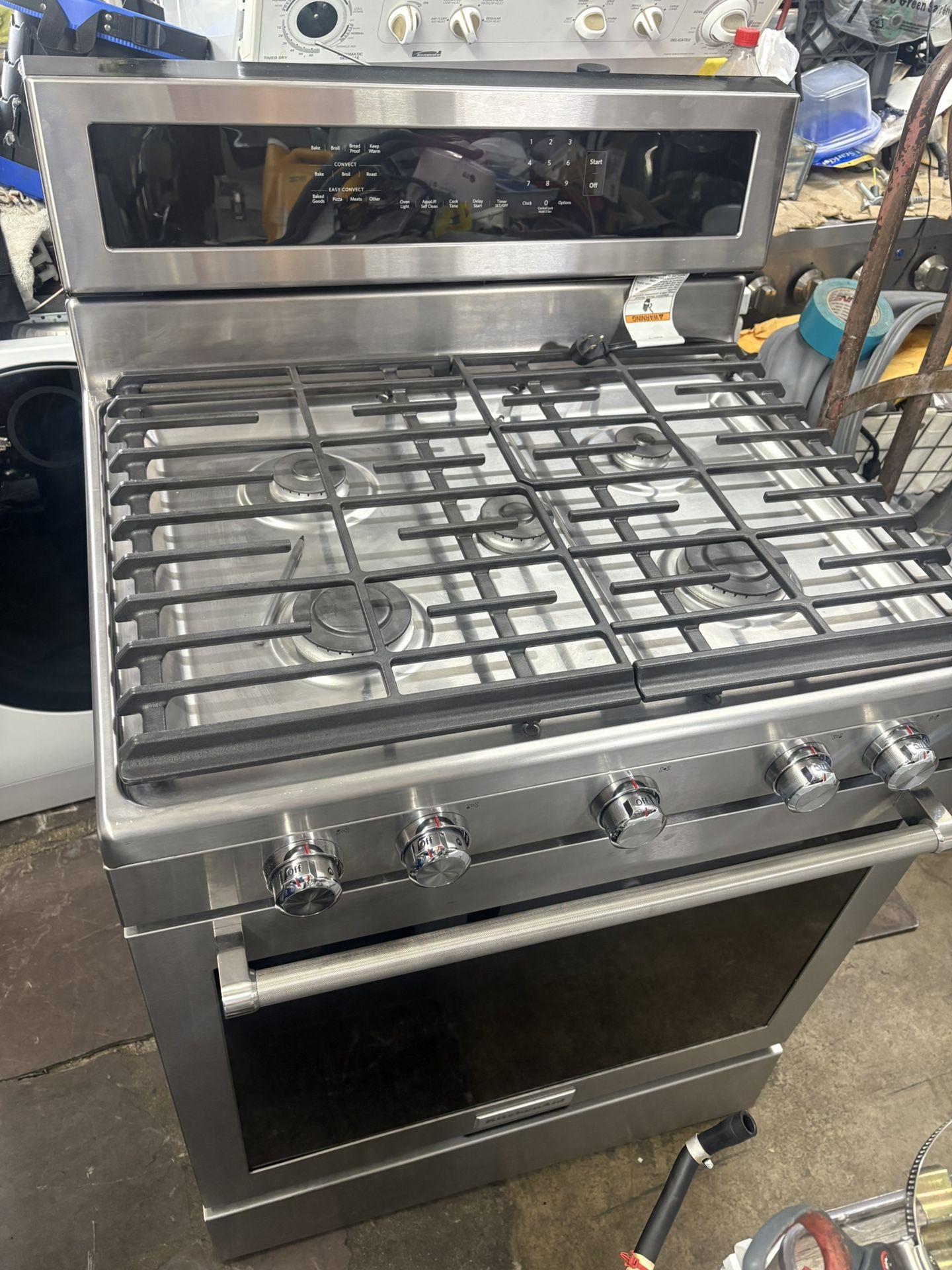 Kitchen Aid 30 Inch Wide 5.8 Cu. Ft. Freestanding Gas Range with 5 Burners