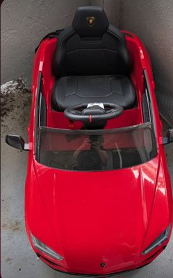 Brand new Lamborghini kids electric riding car.  ( it is only the car ).