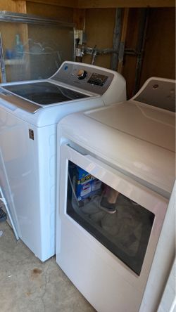 GE Smart dispense quiet washer & dryer