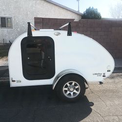 Teardrop Camper With A Trailer