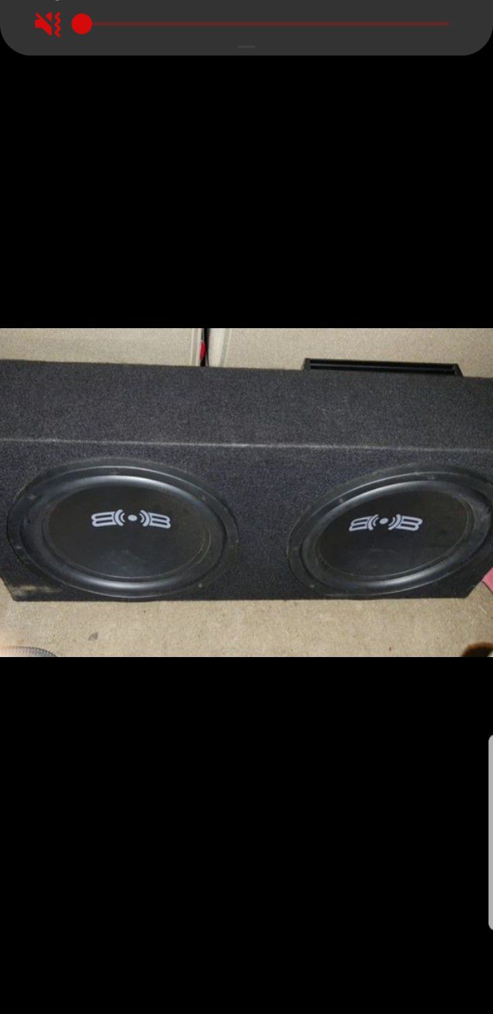 B & B 10 inch subs and amp
