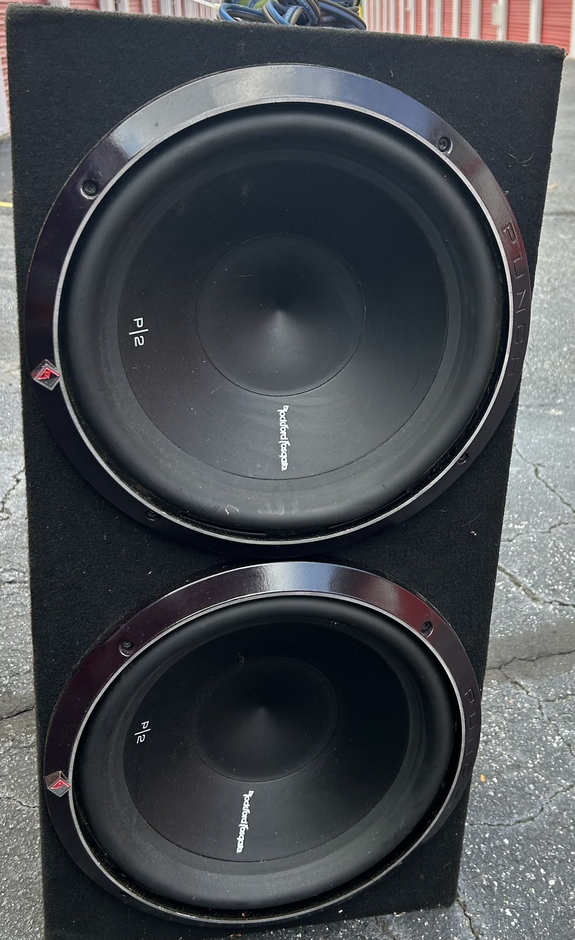 2 12 Inch Subwoofers