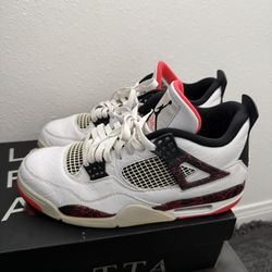 Mens Nike Air Jordan Retro 4 Crimson Tint Flight Nostalgia Size 10.5