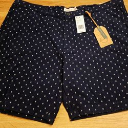 Weatherproof Vintage•Weather Wash•Navy Blue•White Spotted Print•New•RET $60