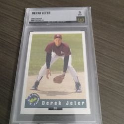 Derek Jeter Rookie Card Rated 9 Special Wholesale Price