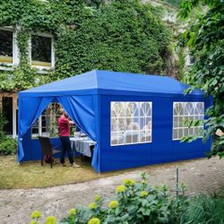 10 x 20 Pop Up Canopy Tent with Sidewalls 10x20