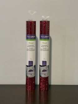 Cricut Holographic Sparkle Iron-on RED