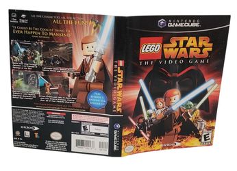 [ARTWORK ONLY] LEGO Star Wars The Video Game Nintendo GameCube NO GAME/ NO CASE. This is the cover art for the Player's Choice edition of LEGO Star Wa