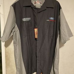 Stewart Haas Racing Ford Performance Red Kap Team Shirt Jersey XXL