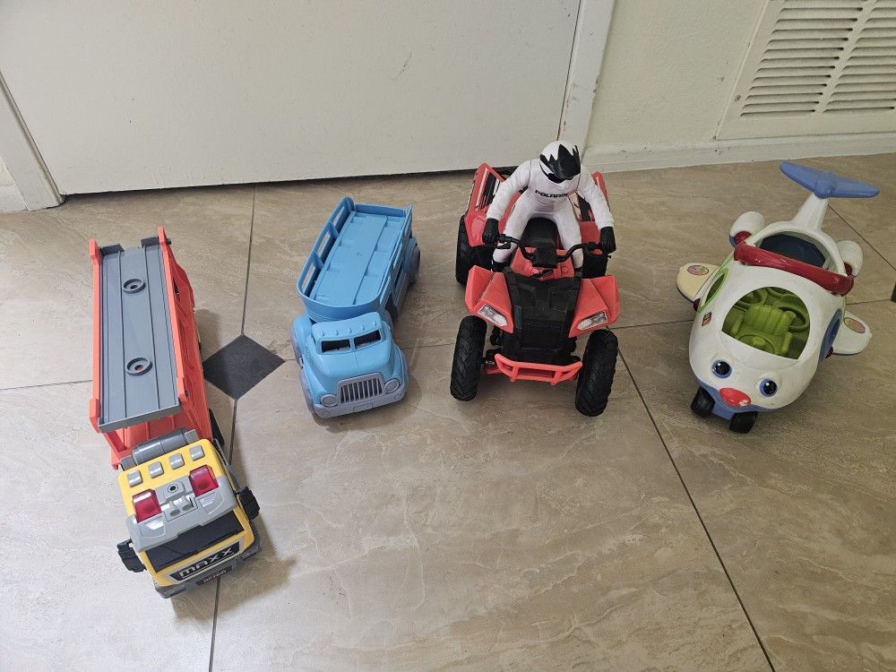 Trucks And Plane Toys For Kids