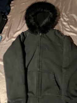 Balenciaga fur hoodie