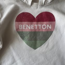 United Colors Of Benneton Dress And Sweatshirt 