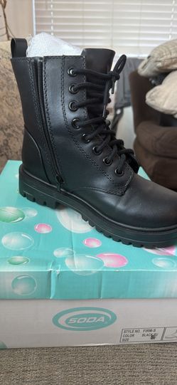 Black boots