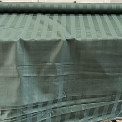 Green Upholstery Fabric Remnant 