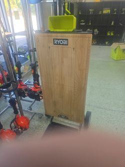 Ryobi Mobile Workbench with Wood Top