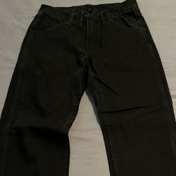 Black Wrangler Pants
