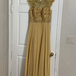 Gold Prom Dress New