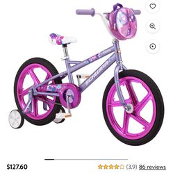 Schwinn Shine Girl's Sidewalk Bike, 18-inch Mag Wheels, Ages 5 - 7, Purple