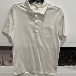 Kenneth Cole Men’s Polo Shirt – White – Size M