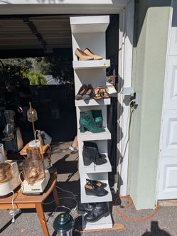 Tall shoe rack